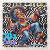 Hippie-Me Colorée Chic les années 70 Dessous de ve