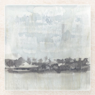 Dessous-de-verre En Verre Horizon Ciel - Couleurs neutres