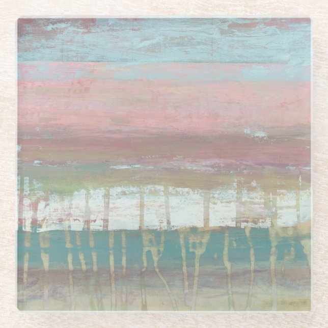 Dessous-de-verre En Verre Horizon en panne (Devant)