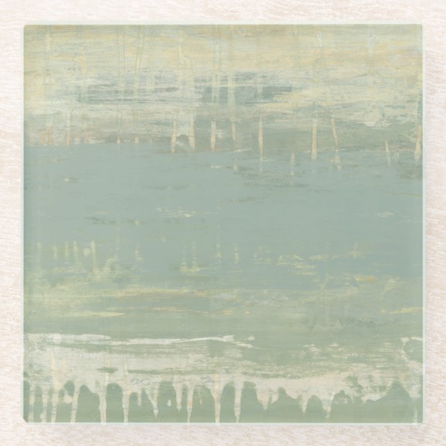 Dessous-de-verre En Verre Horizon muet (Devant)