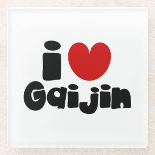 Dessous-de-verre En Verre i heart Gaijin