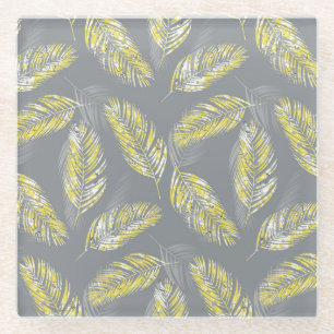 Dessous-de-verre En Verre Illuminer les Toucans : Marbling Tropical