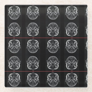 Dessous-de-verre En Verre im dans votre tête xray mri scanner médical