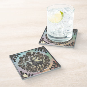 Dessous-de-verre En Verre "Imaginaire de Whimsy"