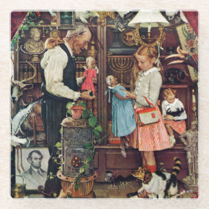 Dessous-de-verre En Verre Imbécile d'avril, 1948