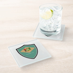 Dessous-de-verre En Verre Indicateur du Delaware