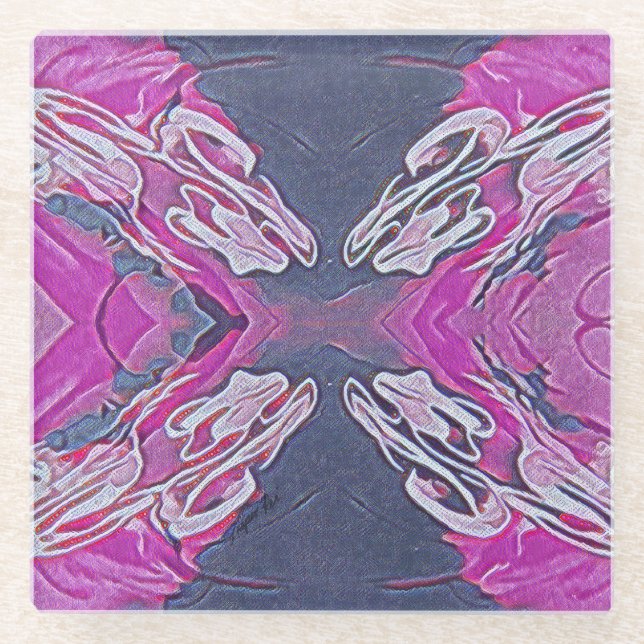 Dessous-de-verre En Verre Infinement lié (Devant)