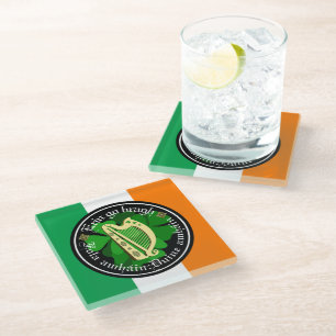 Dessous-de-verre En Verre Irlande pour toujours/Erin aller bragh/1 sang/pers