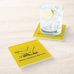 Dessous-de-verre En Verre J'ai spécifiquement demandé l'opposé de ce Meme