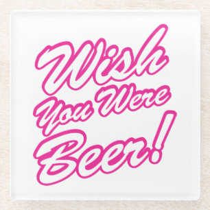 Dessous-de-verre En Verre J'Aimerais Que Tu Sois Bière !