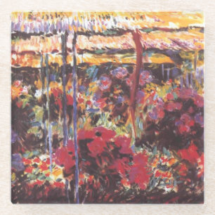 Dessous-de-verre En Verre Jardin à Giverny - Claude Monet - c1900