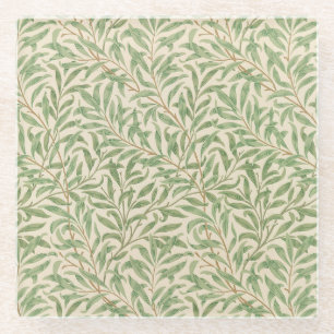 Dessous-de-verre En Verre Jardin aux branches de saule de William Morris Fle