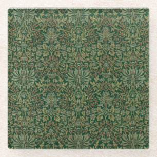 Dessous-de-verre En Verre Jardin de William Morris - Verts