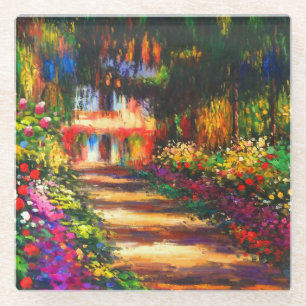 Dessous-de-verre En Verre Jardin du Monet à Giverny