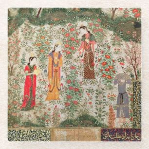 Dessous-de-verre En Verre Jardin persan, XVème siècle (la semaine sur le