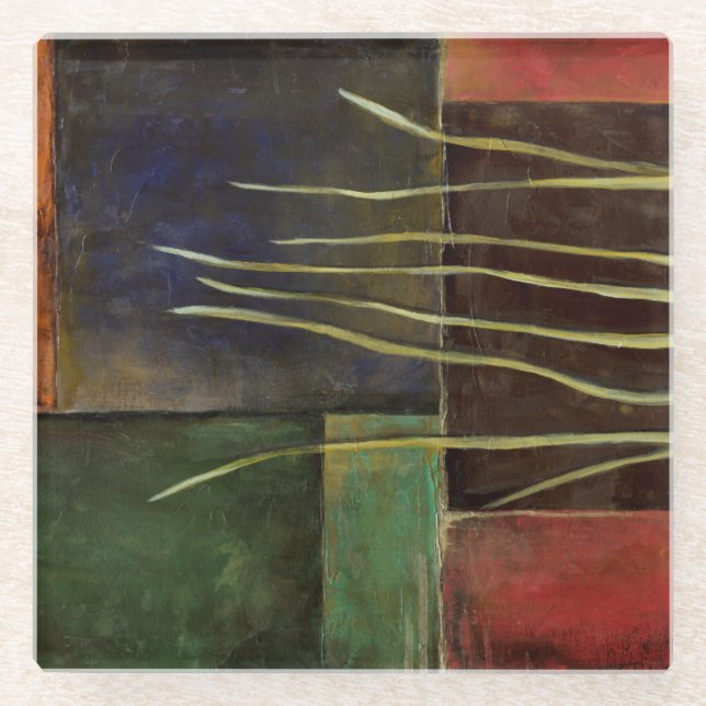 Dessous-de-verre En Verre Jardin Zen I (Devant)