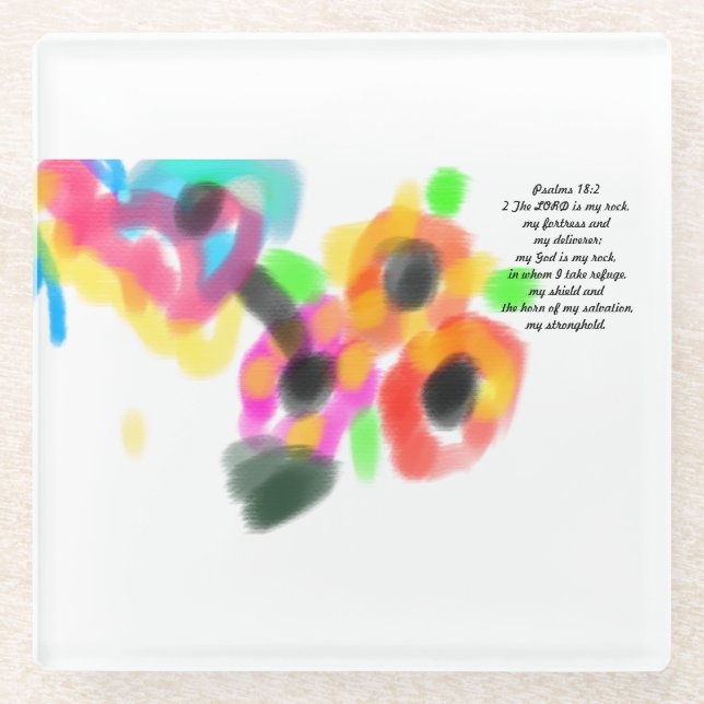 Dessous-de-verre En Verre Jesus stronghold  (Devant)