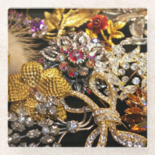 Dessous-de-verre En Verre Jewel - Dessous de verre en verre