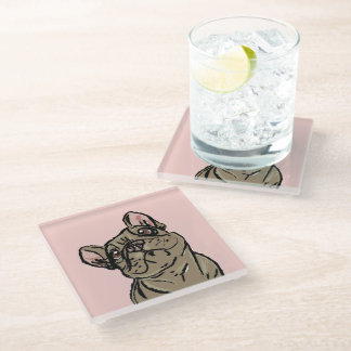 Dessous-de-verre En Verre Joli Toutou