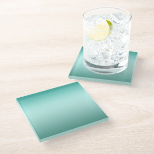 Dessous-de-verre En Verre Joli vert émeraude