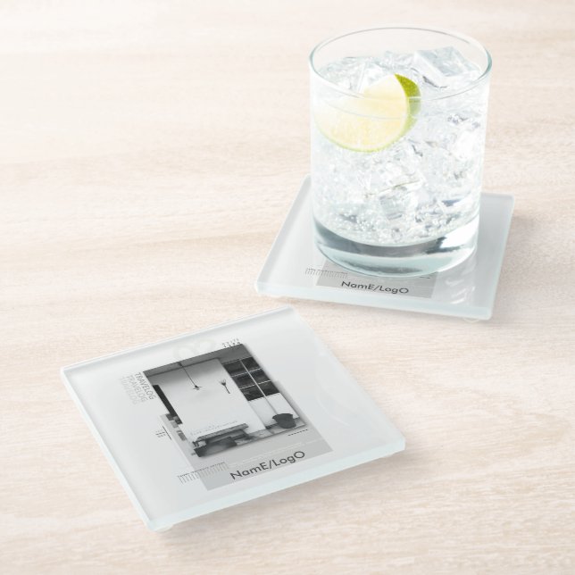 Dessous-de-verre En Verre journal de voyage_2 (Incliné)