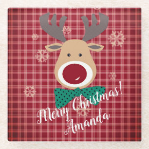 Dessous-de-verre En Verre Joyeux Noël !