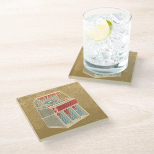 Dessous-de-verre En Verre Juke-box