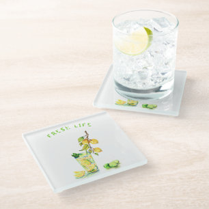 Dessous-de-verre En Verre Jus de citron frais Cool Boire Lemonade Summer Par