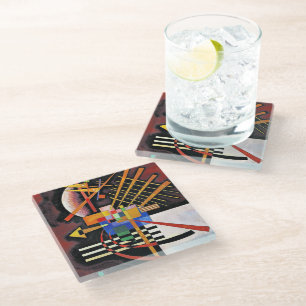 Dessous-de-verre En Verre Kandinsky - Au-dessus et à gauche,