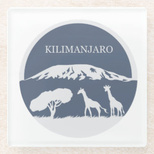 Dessous-de-verre En Verre Kilimanjaro