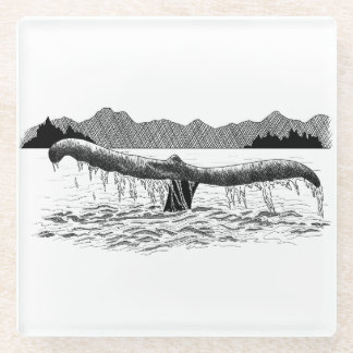 Dessous-de-verre En Verre La baleine