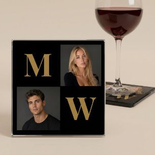 Dessous-de-verre En Verre La façon dont nous sommes Photo de couple personna