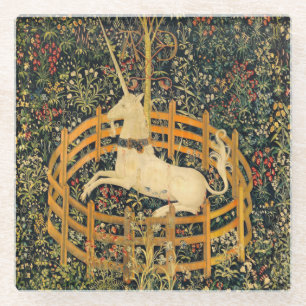 Dessous-de-verre En Verre La licorne en captivité