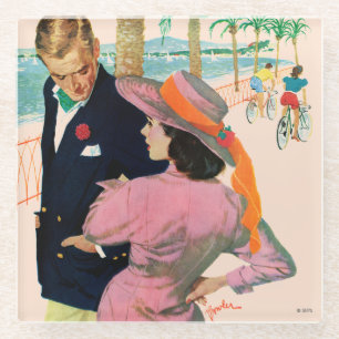 Dessous-de-verre En Verre La stratégie de l'amour