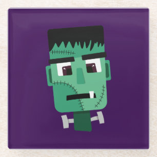 Dessous-de-verre En Verre La tête du monstre Frankenstein