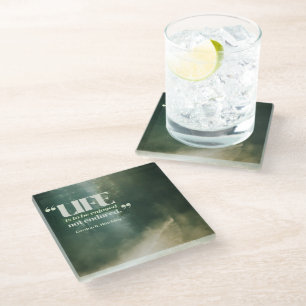 Dessous-de-verre En Verre La Vie Doit Être Jouie