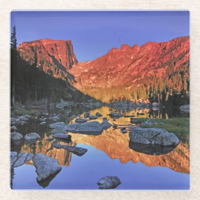 Dessous-de-verre En Verre Lac rêveur (Devant)