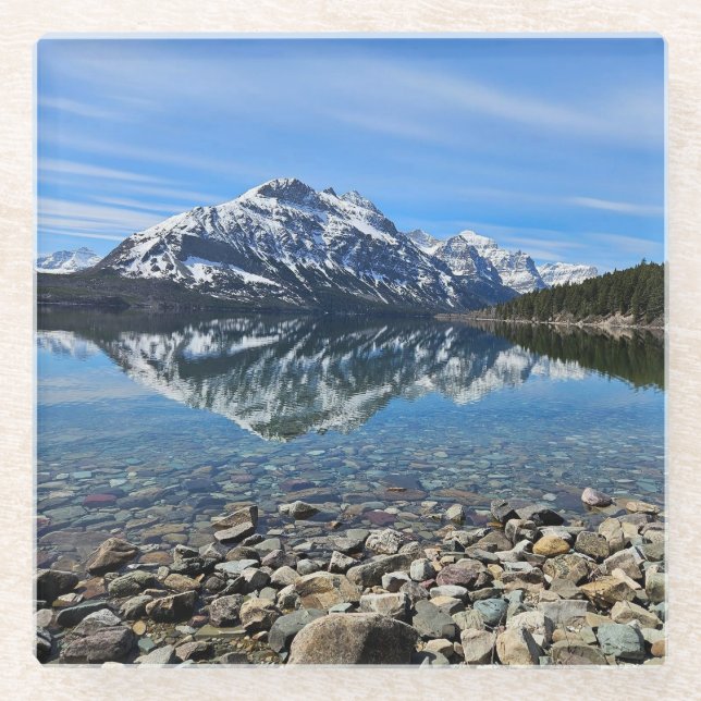 Dessous-de-verre En Verre Lac St Mary (Devant)
