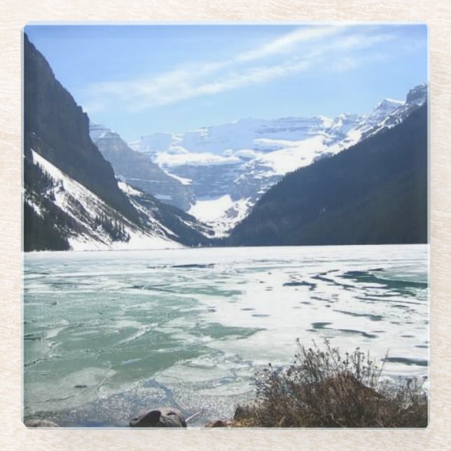 Dessous-de-verre En Verre Lake Louise, Banff, Alberta, Canada (Devant)