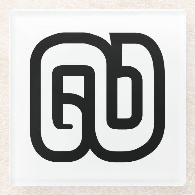 Dessous-de-verre En Verre Lao / Laos Numéro Neuf / 9 / ໙ (Kao/Gao) Laotien (Devant)