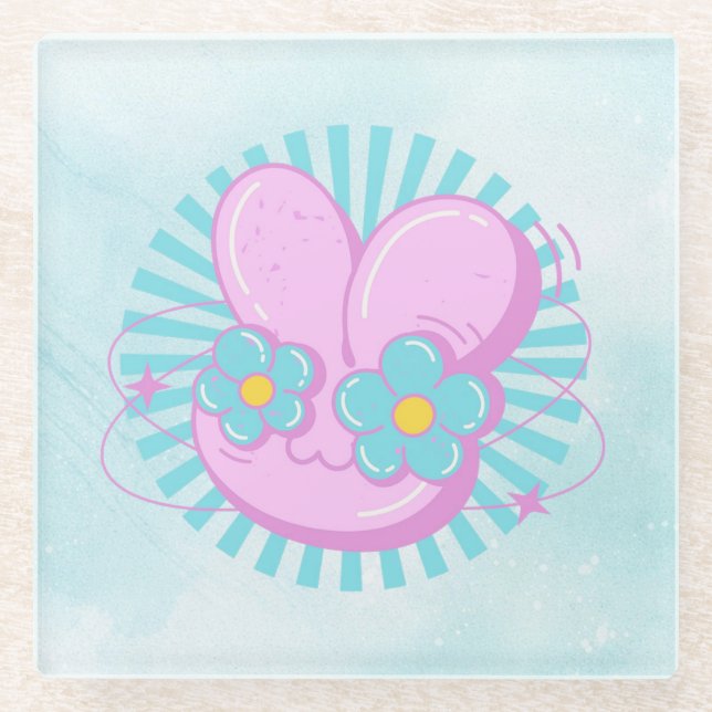 Dessous-de-verre En Verre Lapin (Devant)