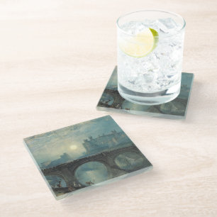 Dessous-de-verre En Verre Le château William Turner Alnwick