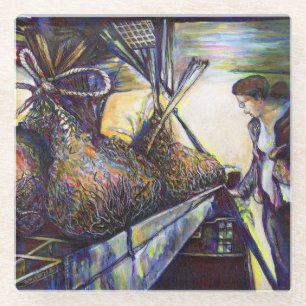 Dessous-de-verre En Verre Le destin agité de la vie