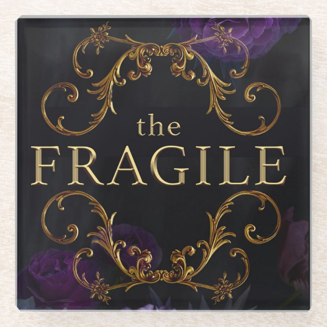 Dessous-de-verre En Verre Le fragile (Devant)