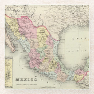 Dessous-de-verre En Verre Le Mexique 3