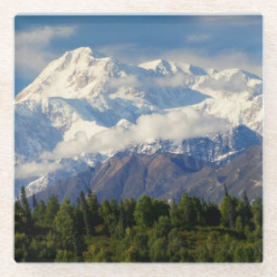 Dessous-de-verre En Verre Le mont McKinley