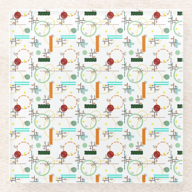 Dessous-de-verre En Verre L'Echelle (Devant)