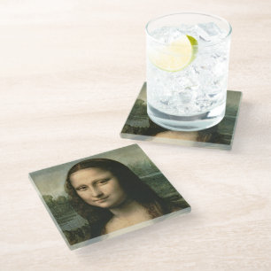 Dessous-de-verre En Verre Leonardo da Vinci   Mona Lisa, c.1503-6