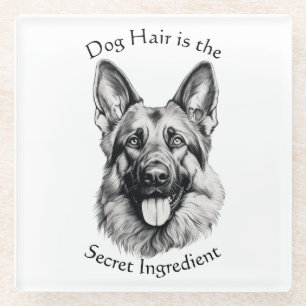 Dessous-de-verre En Verre Les poils de chien sont l'ingrédient secret Berger