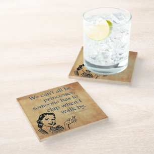 Dessous-de-verre En Verre Les princesses de SlipperyJoe applaudissent affich